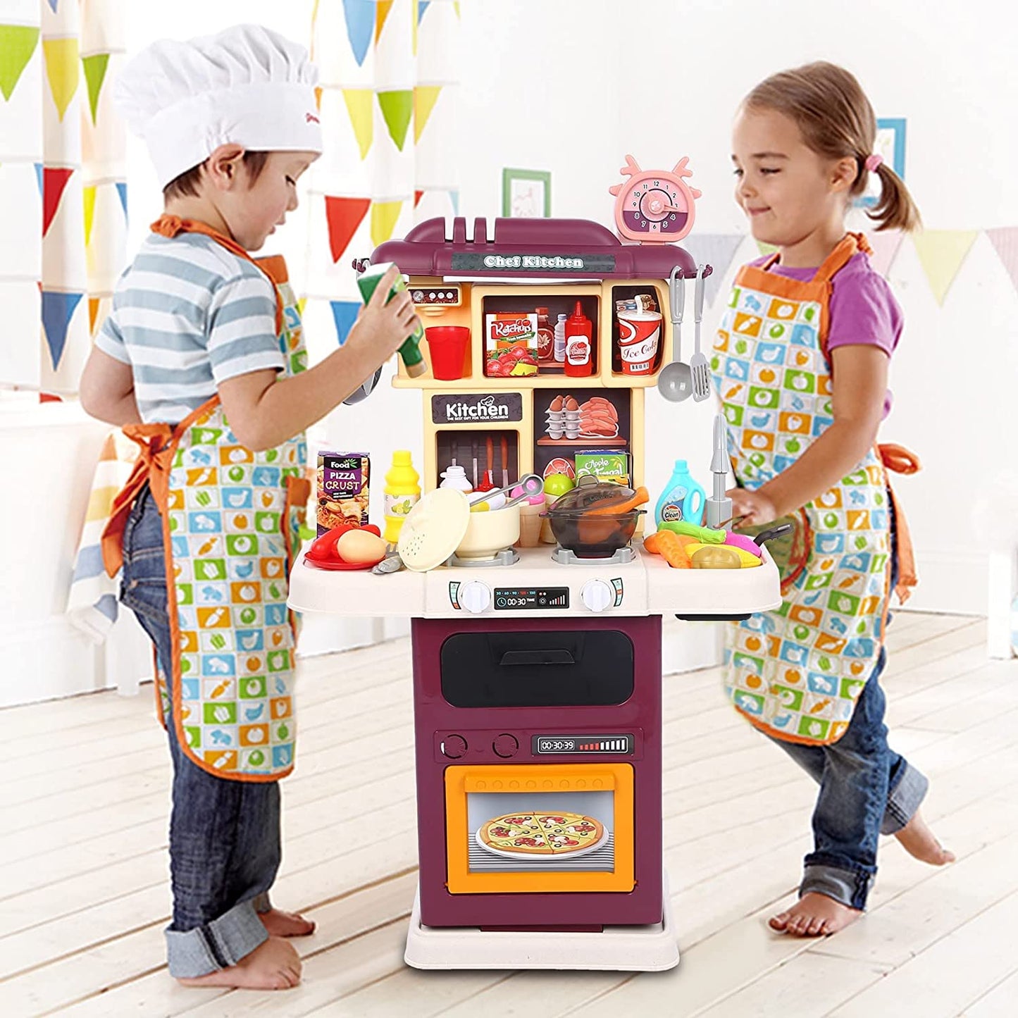 Kitchen Role Cooking Play Set (43 Pcs)