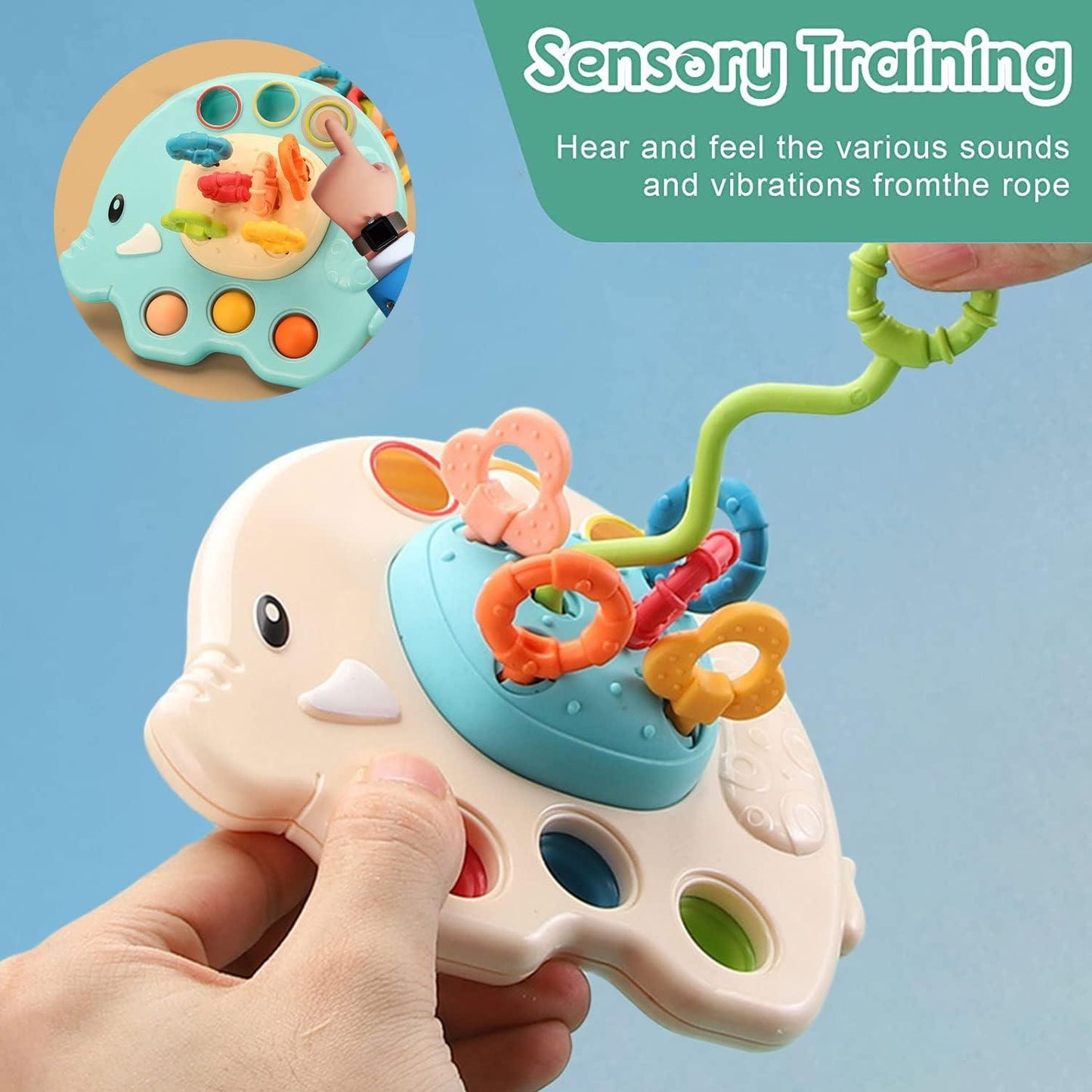 Montessori Sensory Pull String Toy