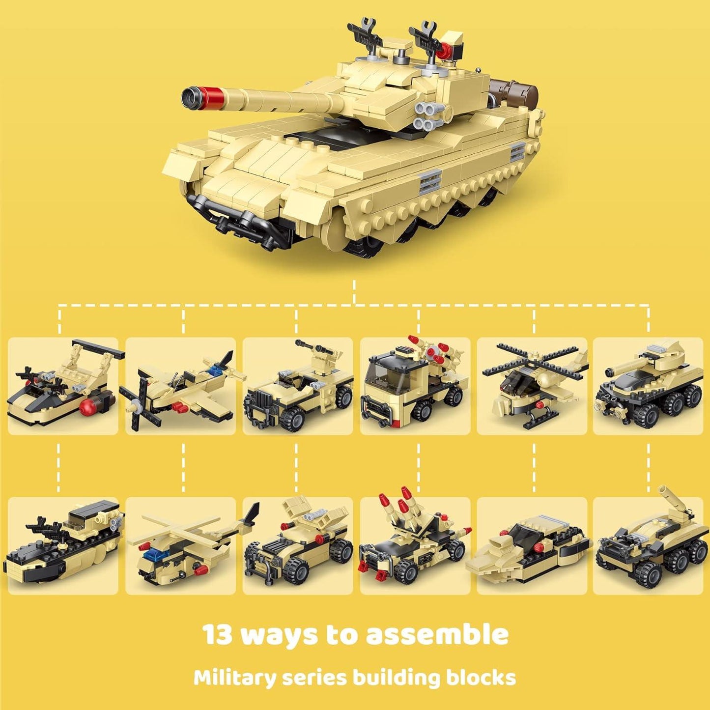 Architect Tanker Building Blocks (724 Pcs)