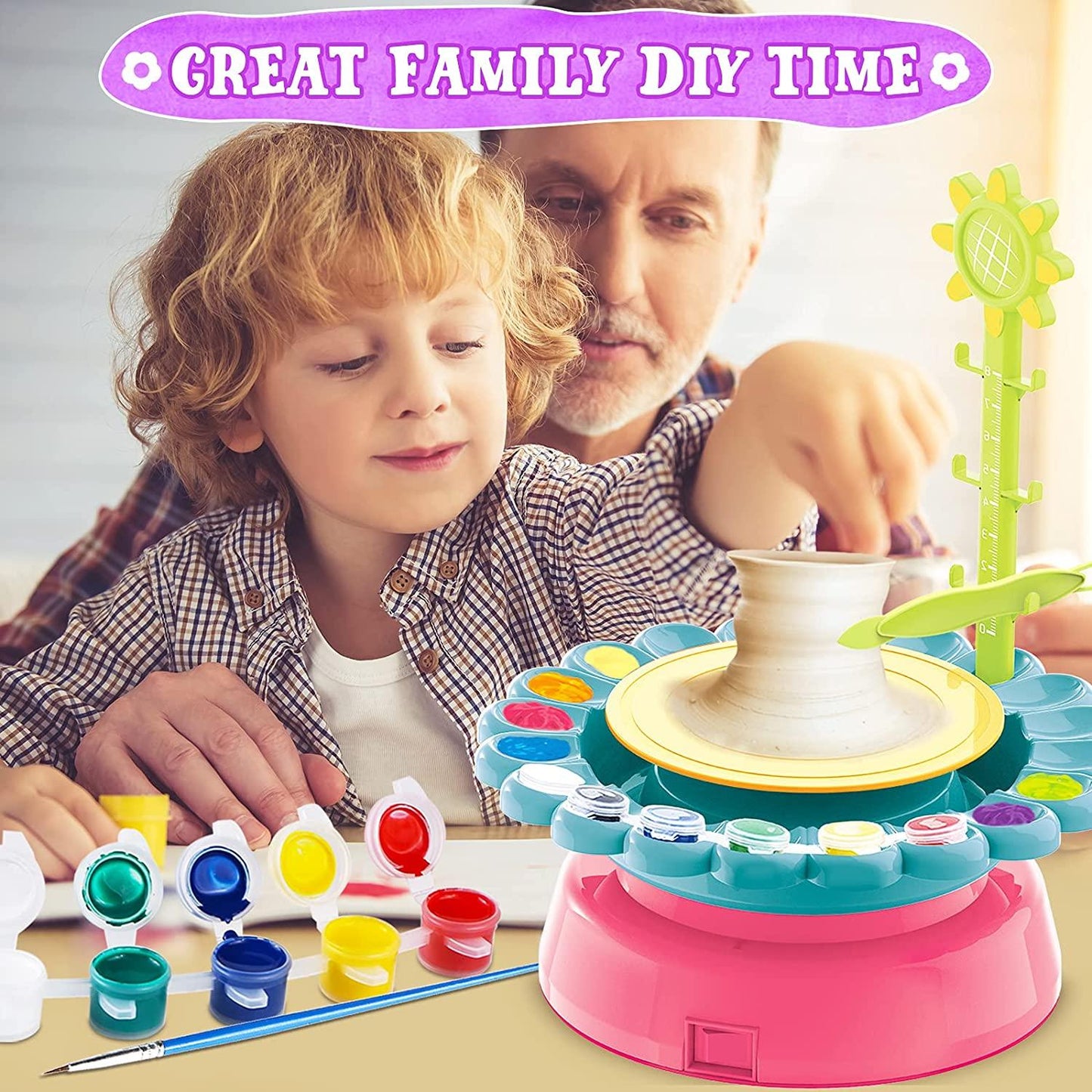 Pottery Wheel Craft Kit for Kids