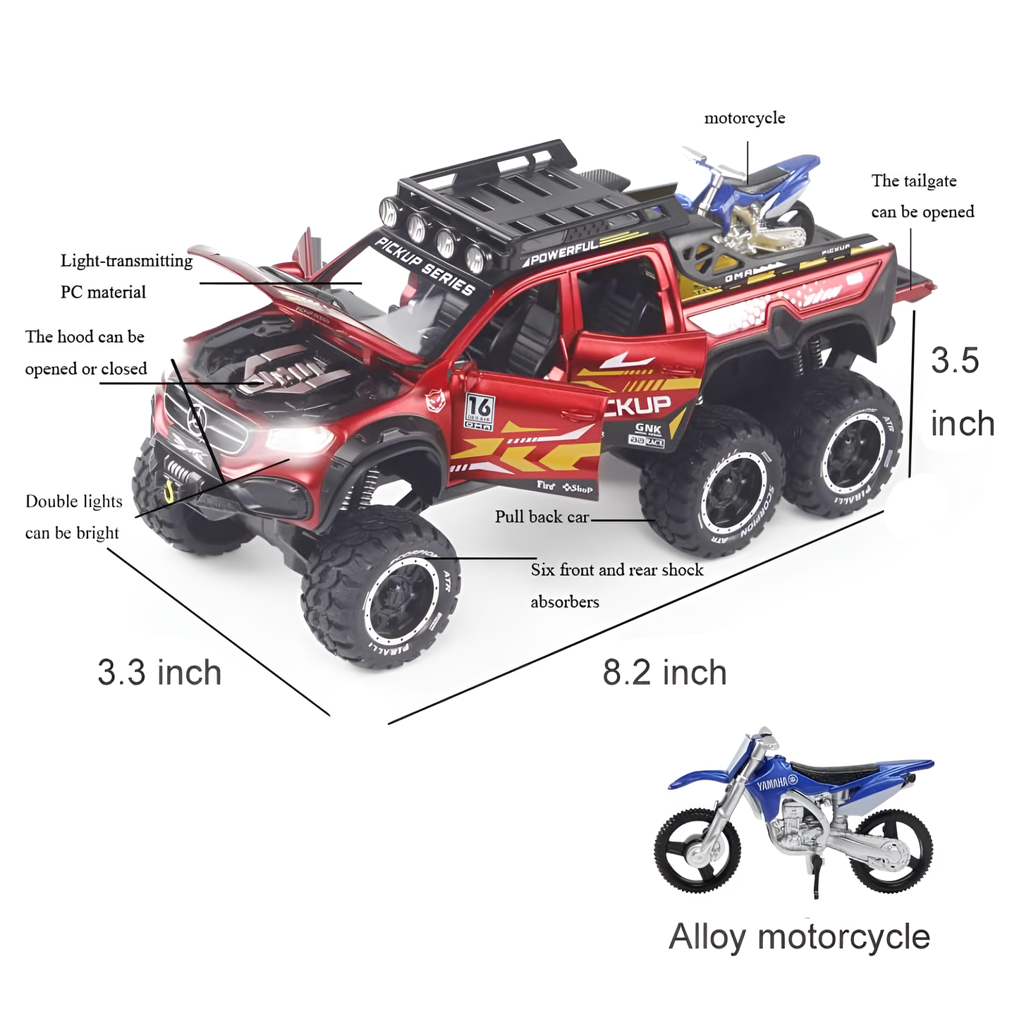 Diecast Model Mercedes X-Class Truck 1/24