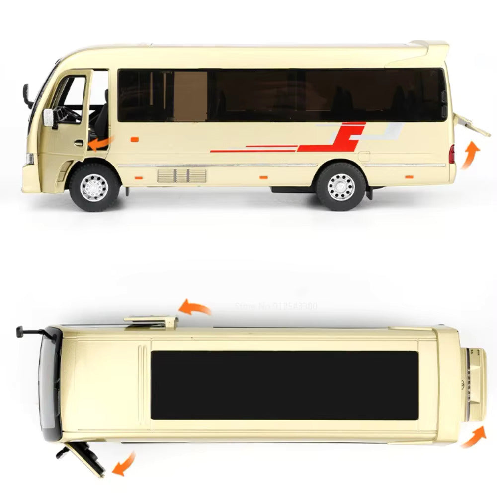 Diecast Model Toyota Coaster Bus 1/32