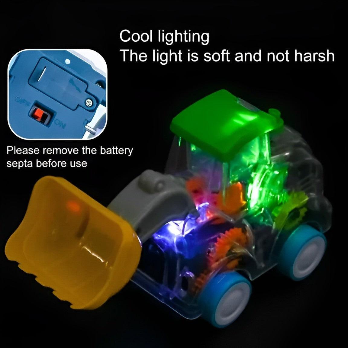 Gear Tractor Vehicle Toy With Lightning & Music