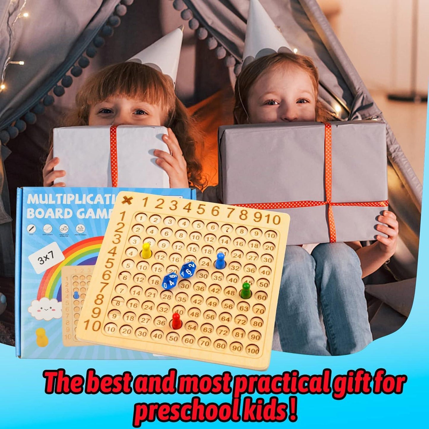 Multiplication Wooden Educational Board