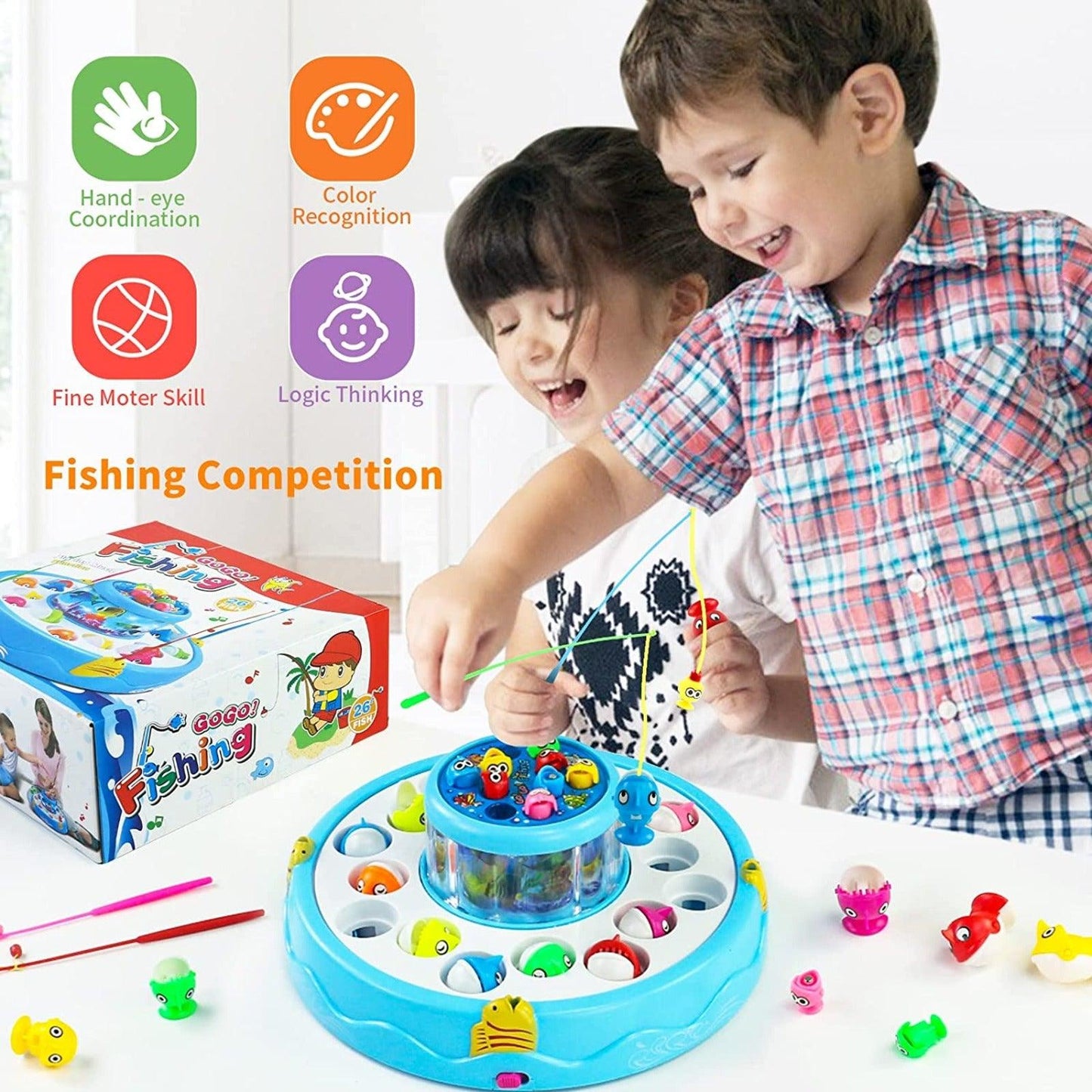 Lightning & Musical Magnetic Fishing Play Set