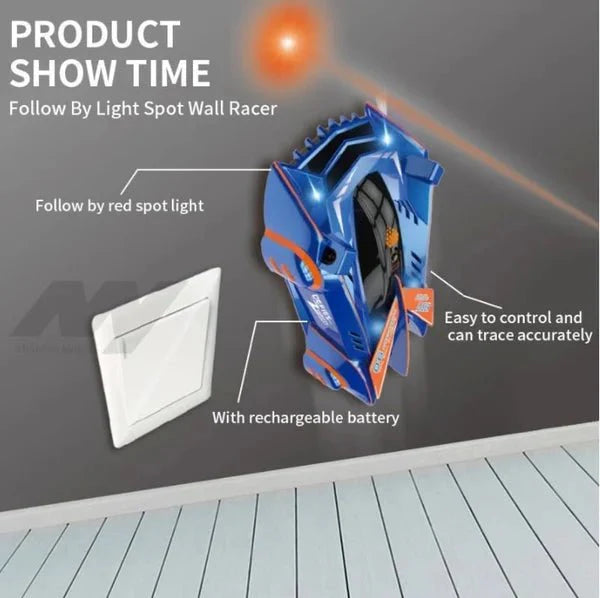 RC Infrared Chasing Laser Wall Climbing Car