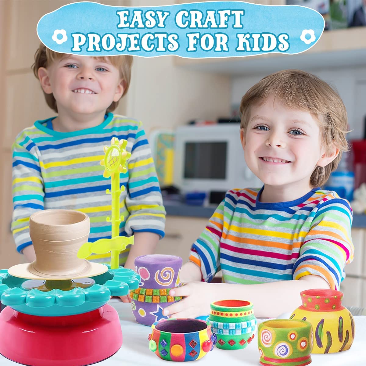 Pottery Wheel Craft Kit for Kids