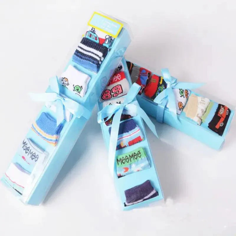 Toddler Soft Fabric Socks Pack Of 7