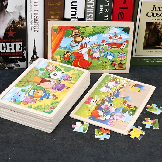 Fun & Interactive Kids Jigsaw Wooden Puzzle (Bundle OF 6)