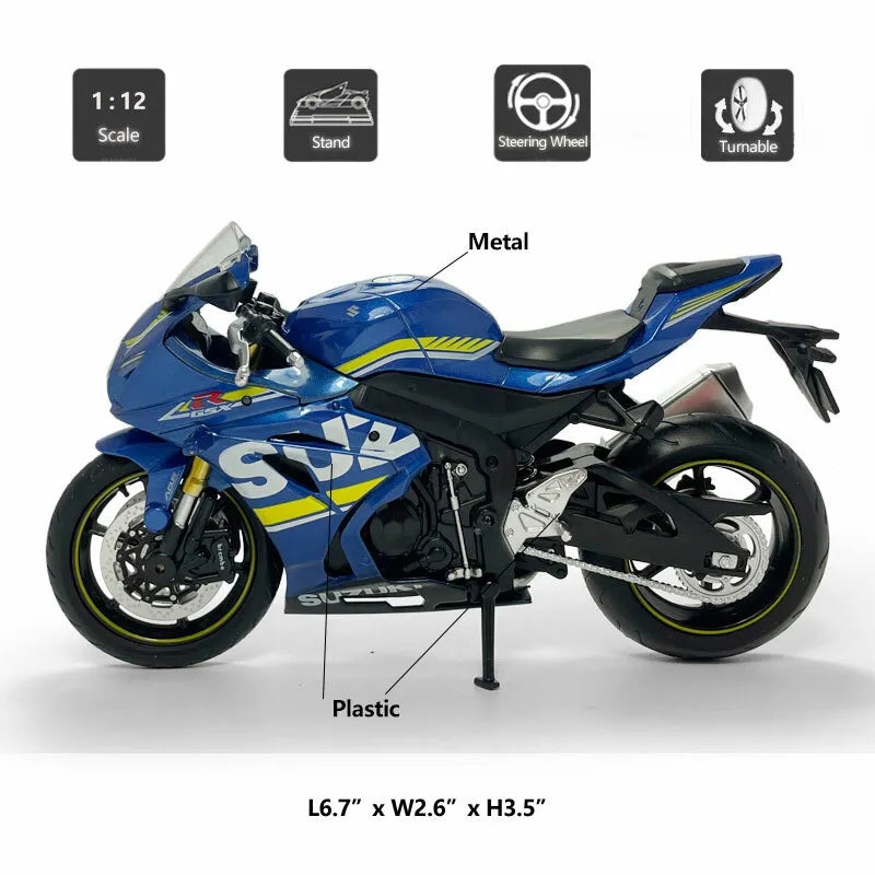 Diecast Model Suzuki GSX-R1000 1/12