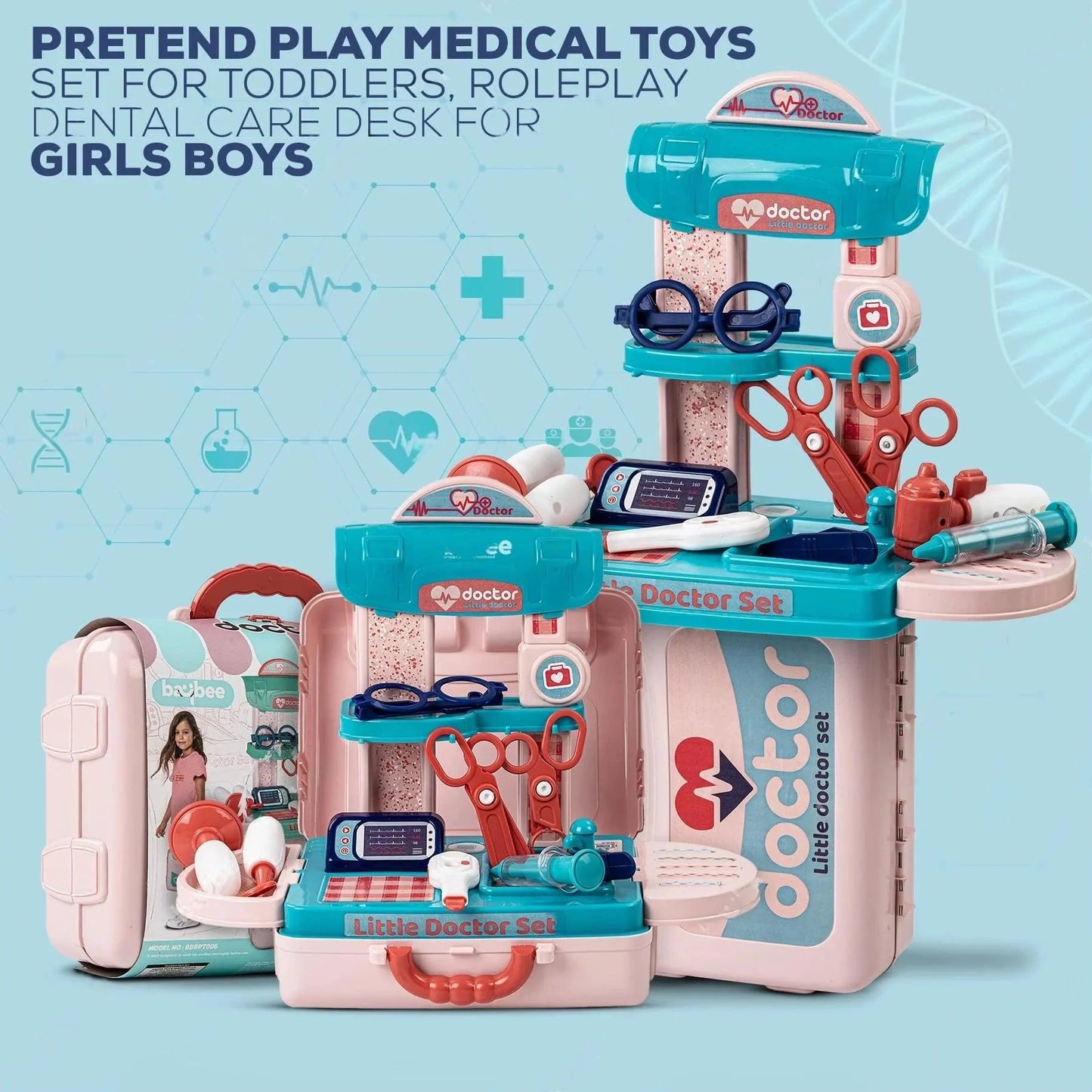 Early Education Mini Medical Doctor Set 28 Pcs For Kids