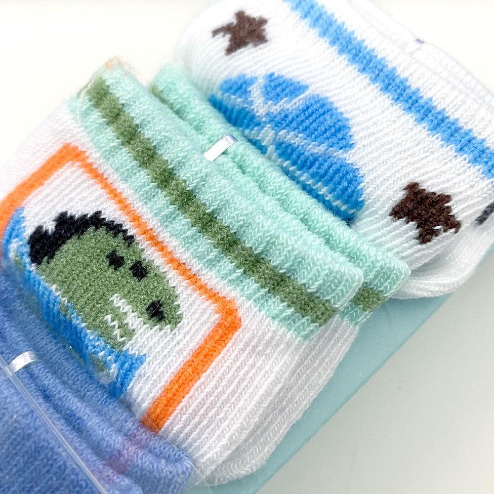 Toddler Soft Fabric Socks Pack Of 7