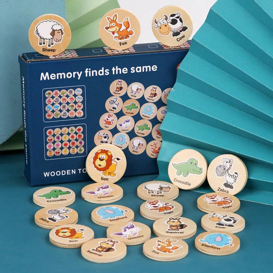 Kids Wooden Memory Matching Game