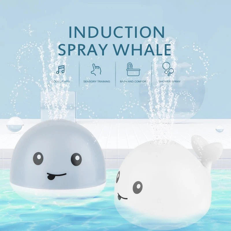 Whale Induction Spray Water Toy