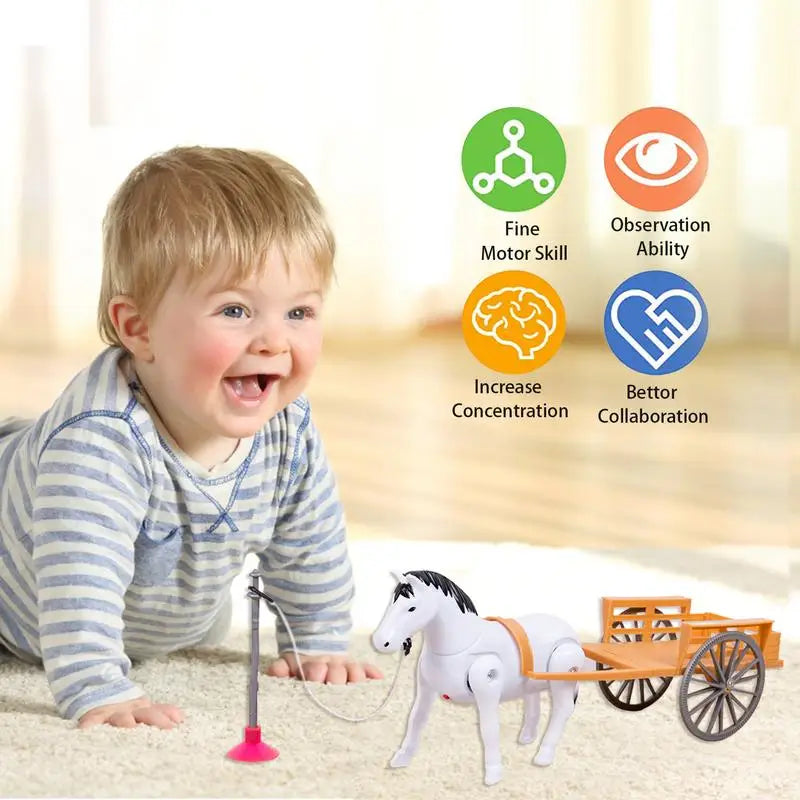 Electric Mill Grain Horse Toy