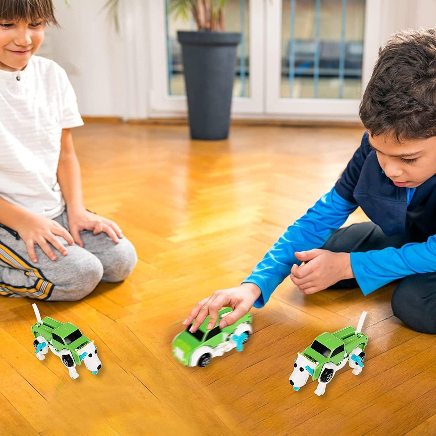 Wind Up Automatically Transform Car Toy