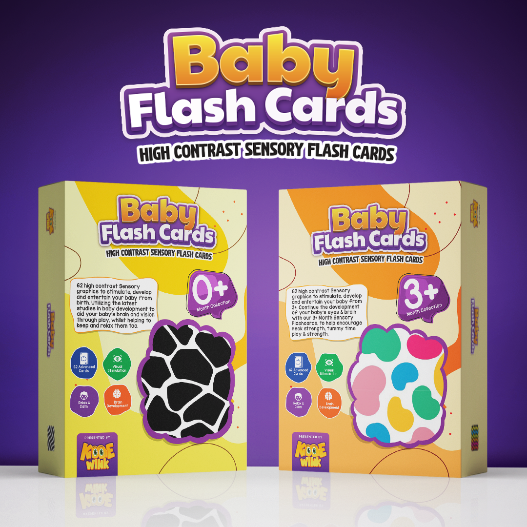 High Contrast Sensory Flash Cards For Babies