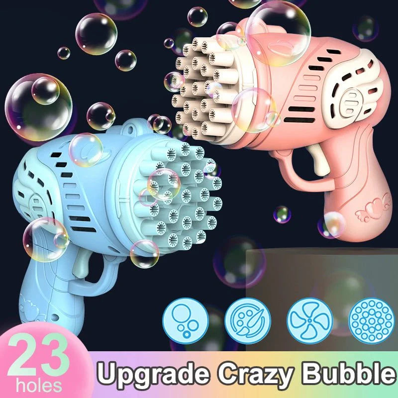 Bubble Machine Gun For Kids (23 Holes)