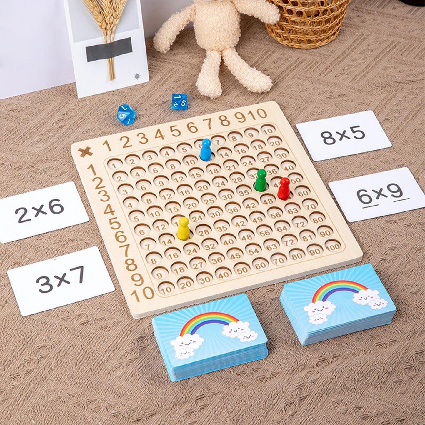 Multiplication Wooden Educational Board