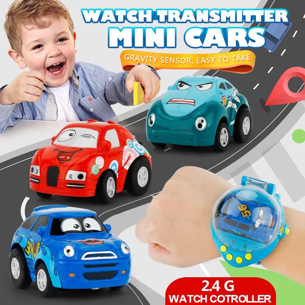 Kid's Favorite Mini RC Wrist Watch Car - New Models