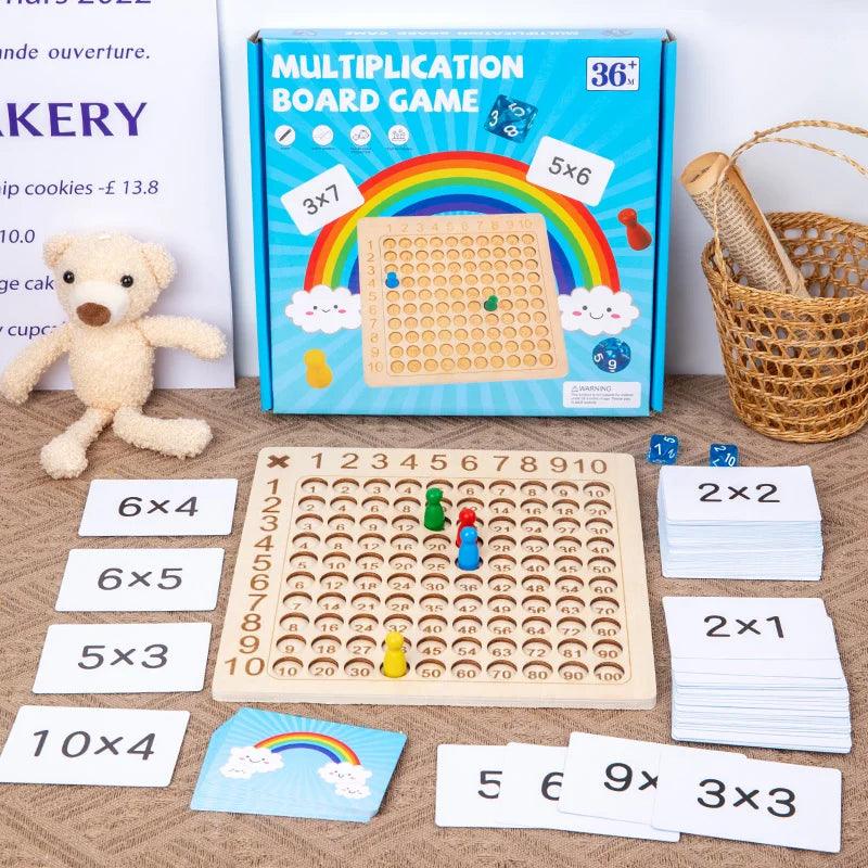 Multiplication Wooden Educational Board