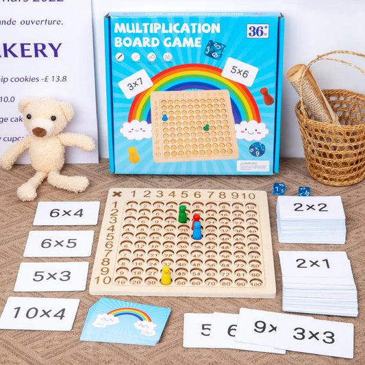 Multiplication Wooden Educational Board