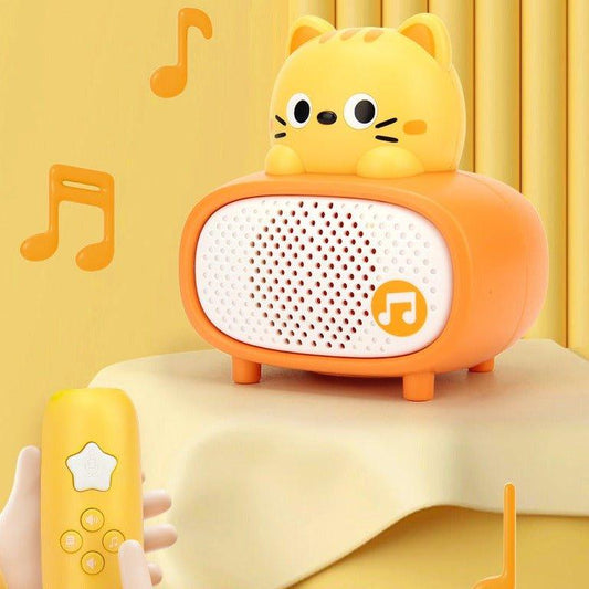 Cartoon Orange Microphone & Bluetooth Speaker Toy