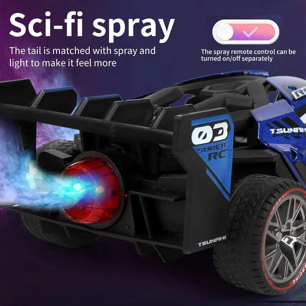 Alloy Spray Remote Control Car Drift 2.4G High‑Speed