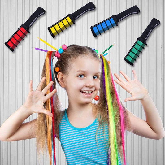 Girls DIY Hair Chalk Comb Pack Of 5