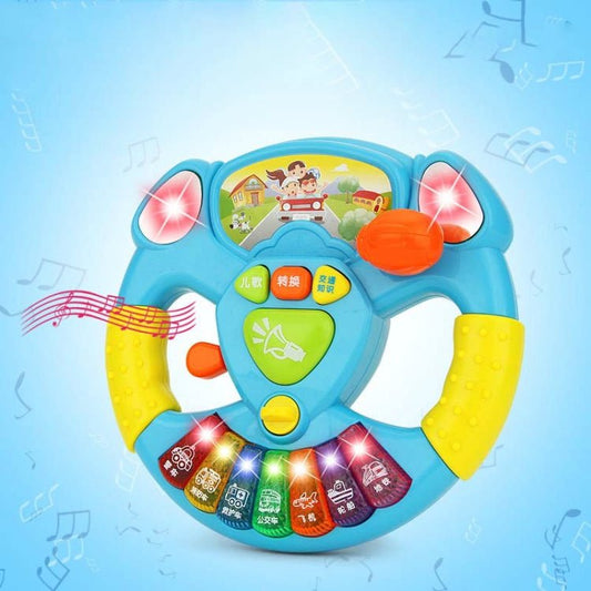 Lightning & Musical Steering Wheel For Kids