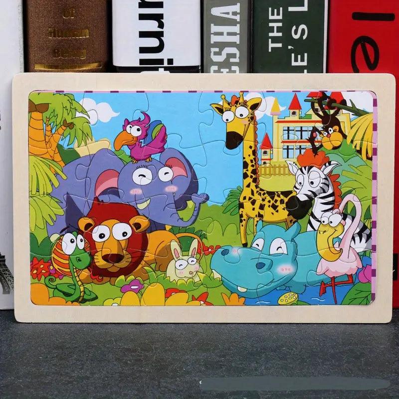 Fun & Interactive Kids Jigsaw Wooden Puzzle (Bundle OF 6)