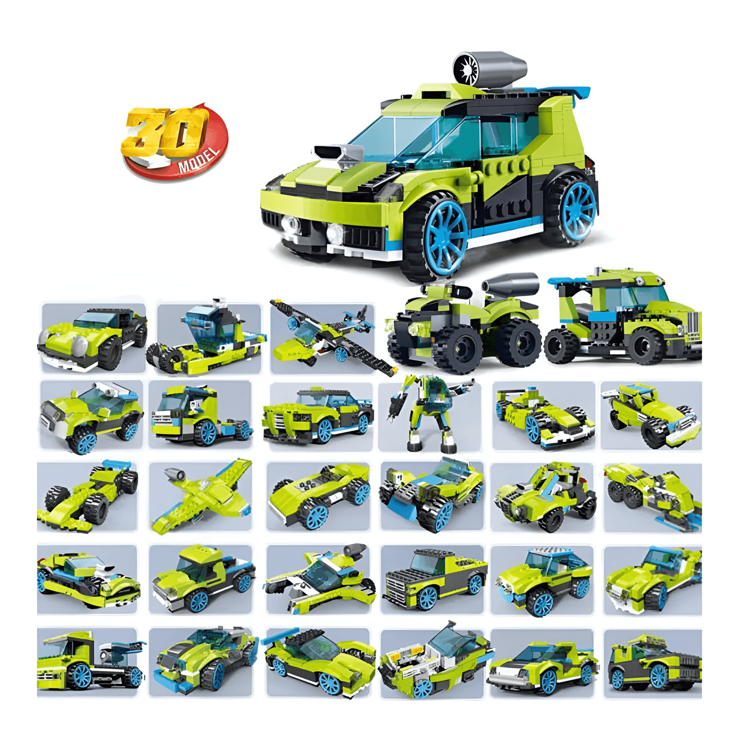 Architect Cars Models Building Blocks (241 Pcs)