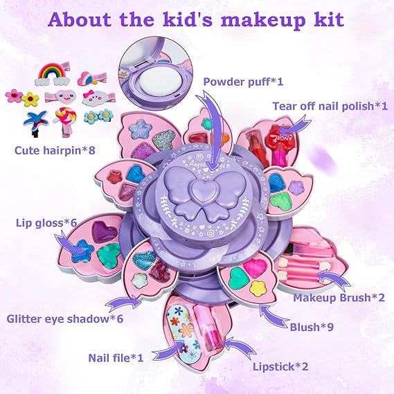 2-in-1 Interactive Princess Makeup Set