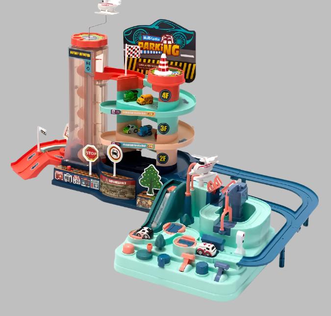 3 in 1 Car Parking Adventure Set