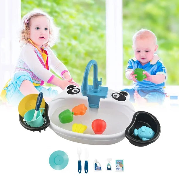 Electric Panda Kitchen Sink Set (14pcs)