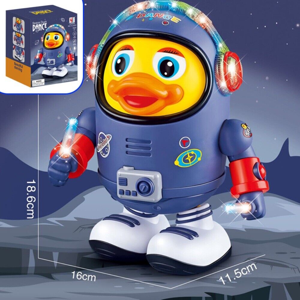 Space Duck Dancing Robot with Light Music