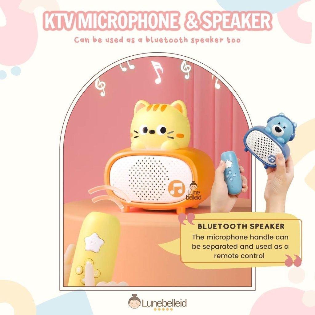 Cartoon Orange Microphone & Bluetooth Speaker Toy